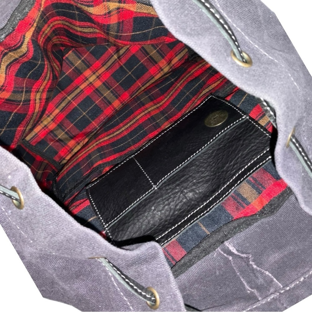 🎒 WILL Leather Goods Backpack 🛠️ Waxed Canvas & Leather 💼 Rugged & Stylish - Picture 10 of 11